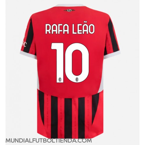 Camiseta AC Milan Rafael Leao #10 Primera Equipación Replica 2024-25 mangas cortas